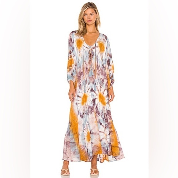 Young Fabulous & Broke Dresses & Skirts - Young Fabulous & Broke Vibrant Tie-Dye Maxi Dress